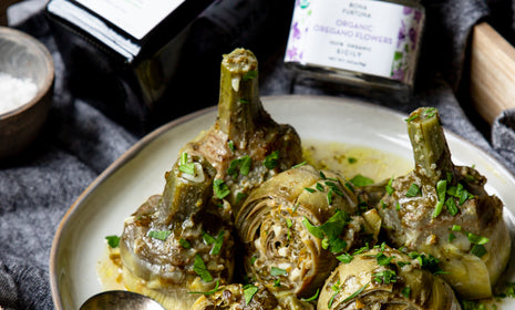 Sandro's of NYC Carciofi alla Romana recipe - Bona Furtuna