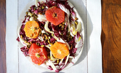 Winter radicchio salad