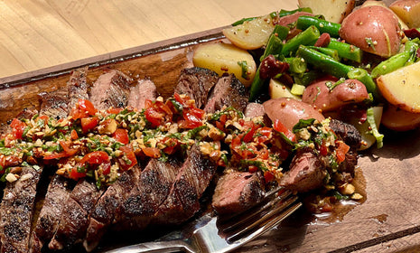 Bona Furtuna - Cacio E Pepe Marinated Flank Steak Recipe