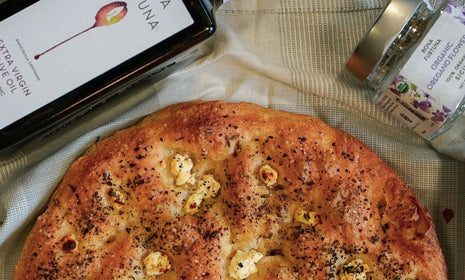 Roasted Garlic Focaccia Bread