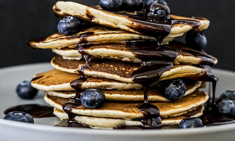 Lemon and Blueberry Ricotta Pancakes