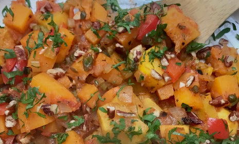 Squash caponata, Italian thanksgiving side