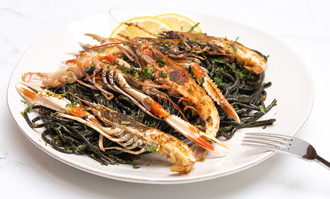 Spaghetti Al Nero Di Seppia Langoustine