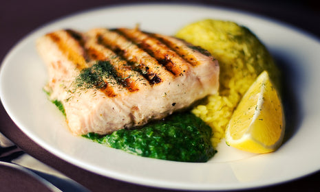 Lemon Garlic Swordfish Steak