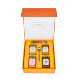 Bona Furtuna Sweet as Honey - Honey Gift Set including Wildflower, Sulla, Wild Pine Tree and Lemon Blossom Honeys - earth friendly gifts - best honey for tea