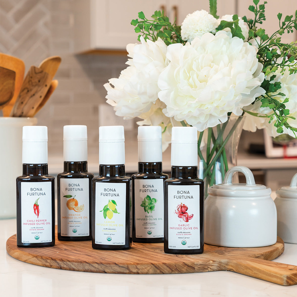 Bona Furtuna Infused Olive Oil Gift Collection - Olive Oil Flavors - best infused olive oil