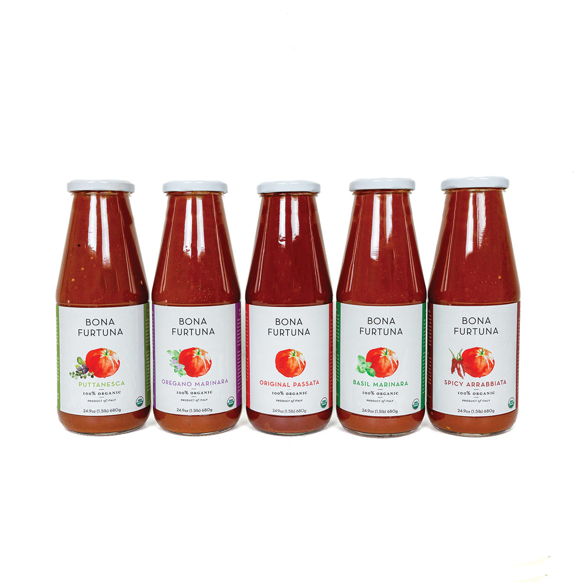 Bona Furtuna Sicilian Marinara Pasta Sauce Variety Gift Set - best jarred pasta sauce