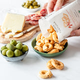 Bona Furtuna Chili Pepper Taralli - crackers for charcuterie boards - spicy crackers