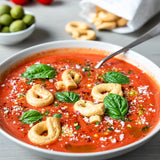 Bona Furtuna Fennel Taralli with Tomato soup - baked crackers