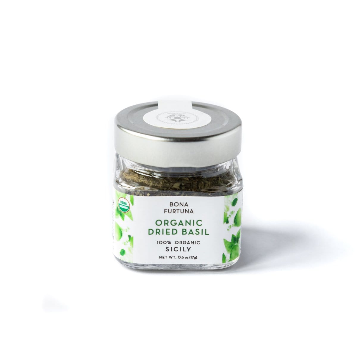 Bona Furtuna Organic Dried Basil - Italian Basil Seasoning