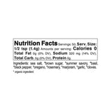 Bona Furtuna Mamma Rose’s Herb Blend seasoning - Nutrition Facts and Ingredients