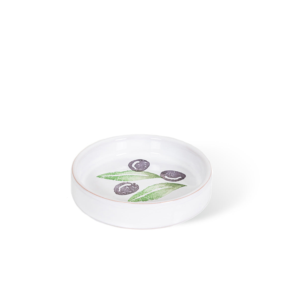 Bona Furtuna Olive Oil Dipping Bowl - Handmade Italian Ceramic Dipping Bowl Made In Italy