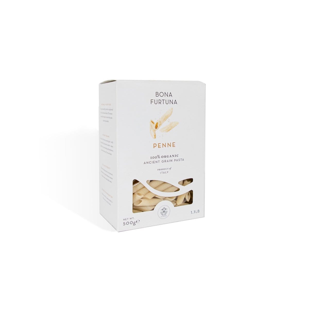 Bona Furtuna Penne - Italian Artisan Ancient Grain Pasta - best organic pasta