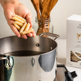 Bona Furtuna Penne Pasta - Non-GMO Artisan Penne Pasta in Pot - italian organic pasta