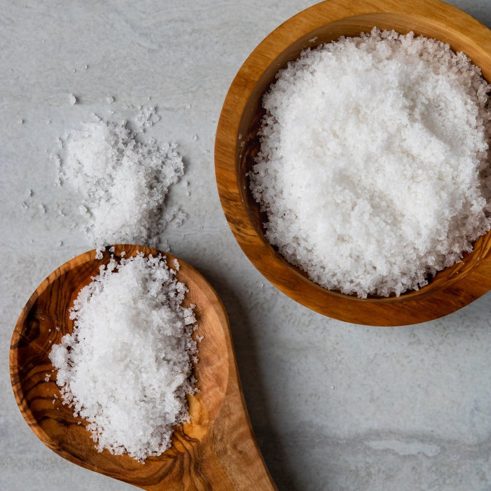 Bona Furtuna 100% Sicilian Sea Salt in Bowls - Pure Sea Salt from Trapani, Sicily