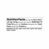 Bona Furtuna Sicilian Sea Salt and Organic Herb Blend - Nutrition Facts and Ingredients