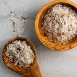 Bona Furtuna Sicilian Sea Salt with Black Truffle in Bowls - Best truffle salt
