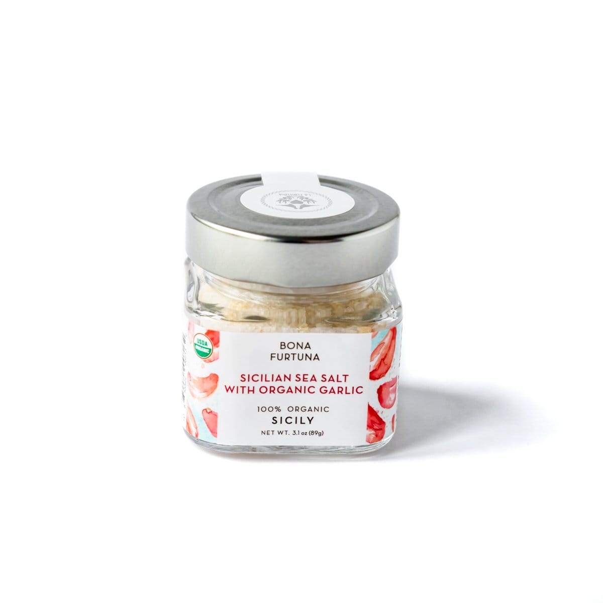 Bona Furtuna Sicilian Organic garlic sea salt - best garlic salt
