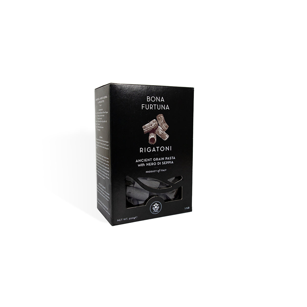 Bona Furtuna Cuttlefish Ink Pasta - where to buy squid ink pasta - black pasta