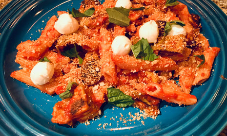 Deconstructed Eggplant Parmesan