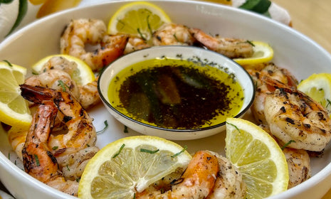 Grilled Shrimp with Pinzimonio