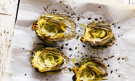 Grilled Artichokes with Lemon Butter