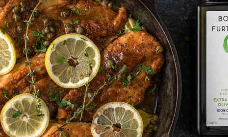 Chicken Lemon Piccata - one skillet recipe