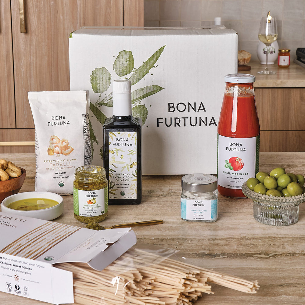 Italian Food of the month club - Bona Furtuna Italian Food Box