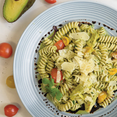 Pasta dish with pesto - bronze die cut pasta brands - best dry pasta from italy