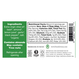 Bona Furtuna Basil Almond Pesto - Nutrition Facts and Ingredients