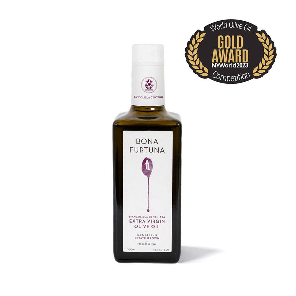 Bona Furtuna Biancolilla Centinara - Award-winning Biancolilla Olive Oil from Sicani Mountain region