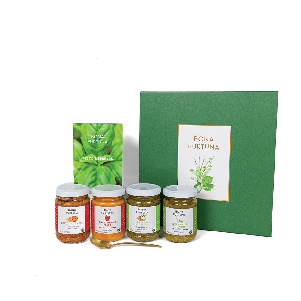 Bona Furtuna From Sicily With Love Gift Set - pesto Italian - best gifts for italian food lovers