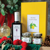 Bona Furtuna Italian gift sets - Olive Oil gift set from Italy -- olive oil and seasoning set