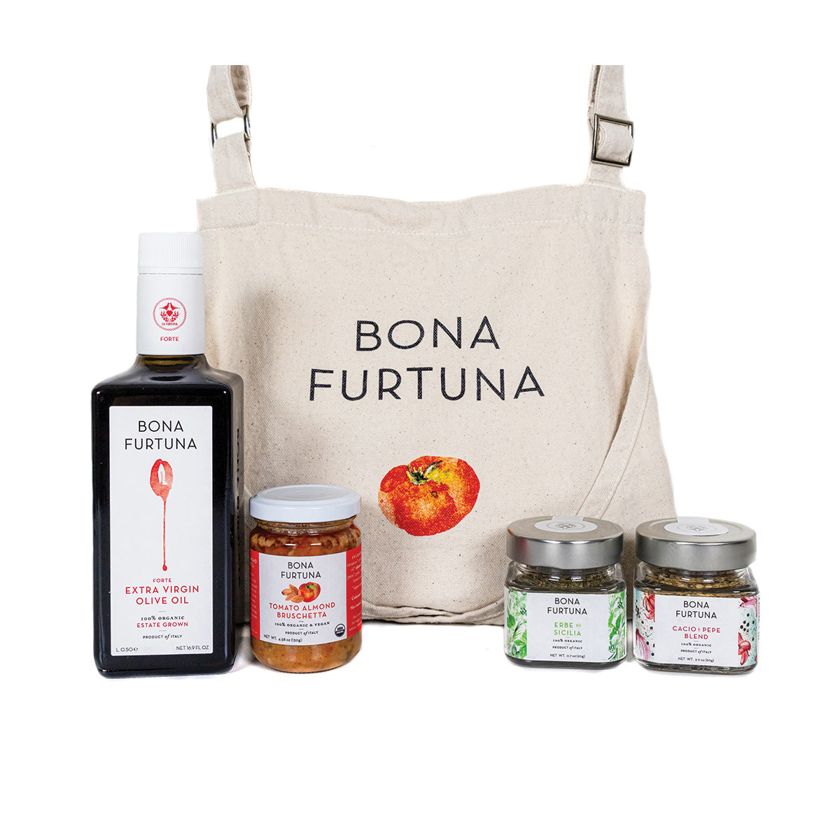 Bona Furtuna - Grill Set with cotton apron