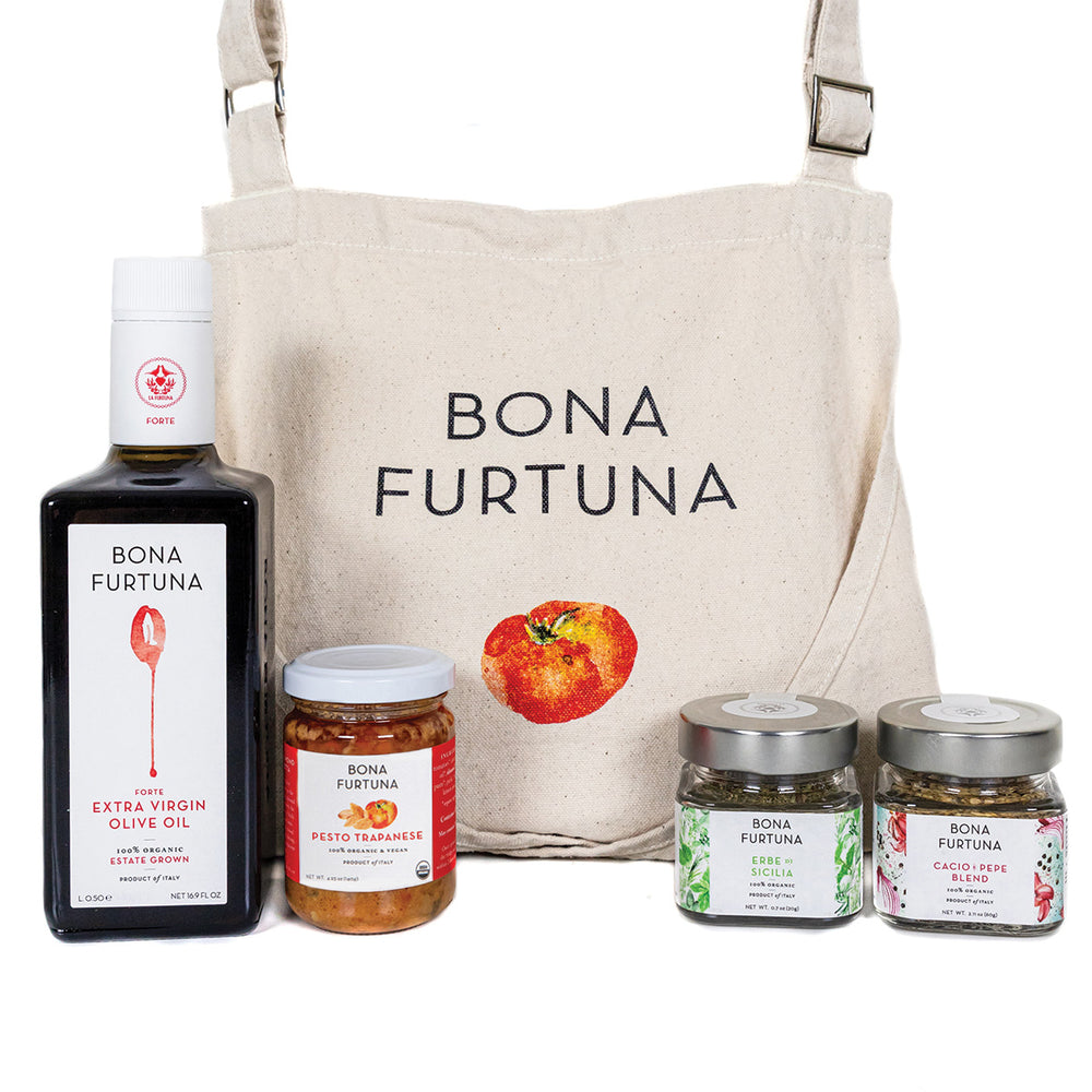 Bona Furtuna - Italian Grill Set for bbq with cotton apron