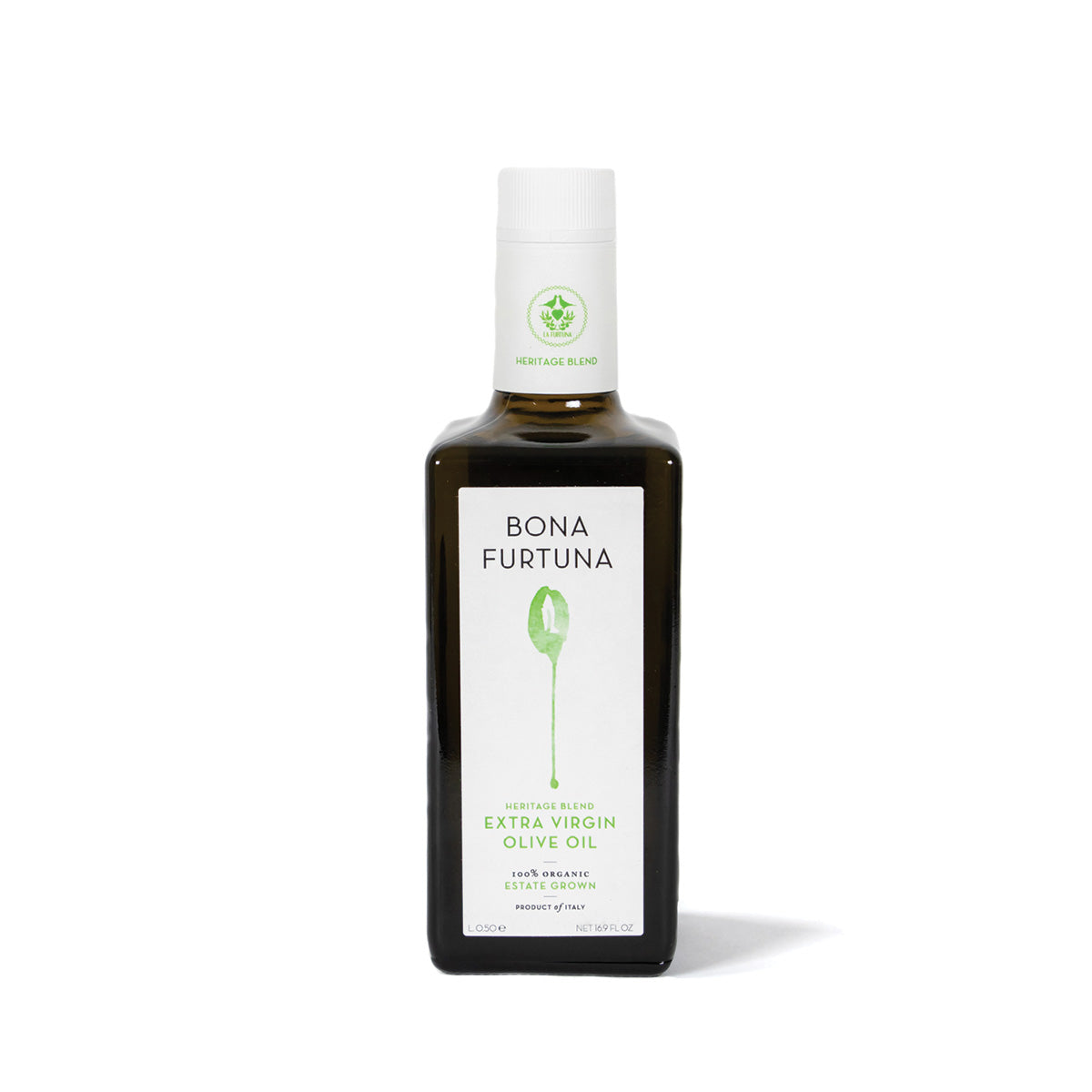 Bona Furtuna Heritage Blend - Organic Sicilian Extra Virgin Award-Winning Olive Oil from Sicani Mountains