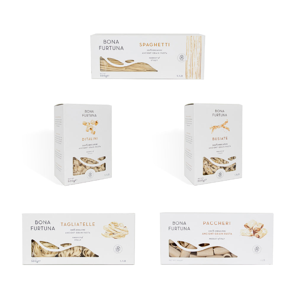 Ancient Grain pasta - sustainable gift gourmet italian food gift baskets - sustainable christmas gifts