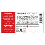Bona Furtuna Pesto Trapanese - Ingredients and Nutrition Facts