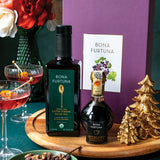-Bona Furtuna La Dolce Vita - Grand Cru Extra Virgin Olive Oil and 25-Year-Old DOP Balsamic Vinegar Gift Set - best italian food gift baskets