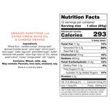 Blood Orange & Olive Oil Italian Holiday Bread - nutrition facts for panettone