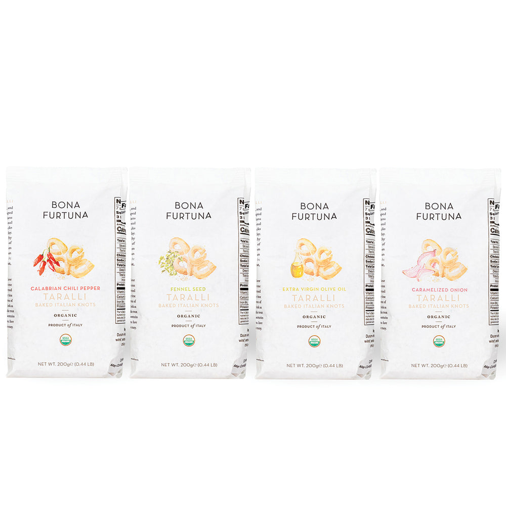 Bona Furtuna - Taralli Collection - best organic snacks