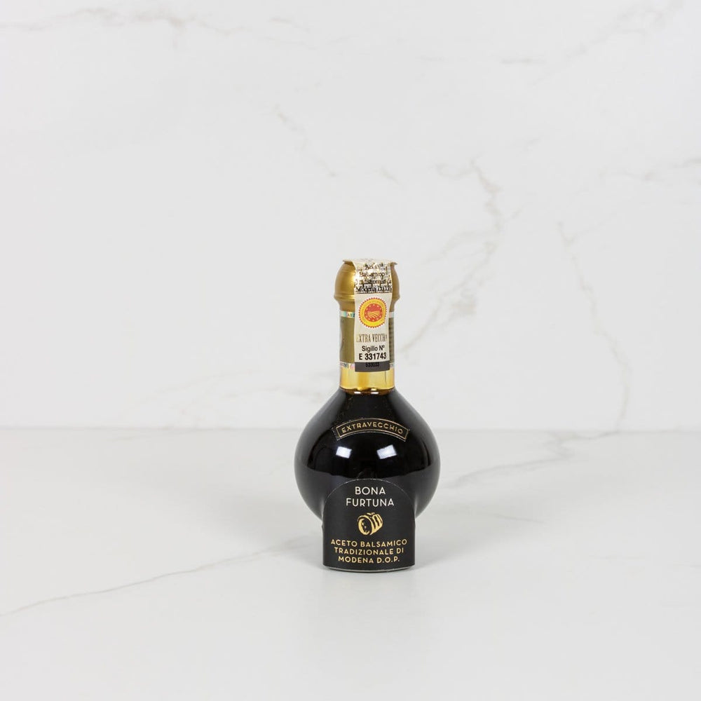 Bona Furtuna Italian 25-Year Aged Balsamic Vinegar of Modena- Aceto Balsamico Tradizionale di Modena Extravecchio