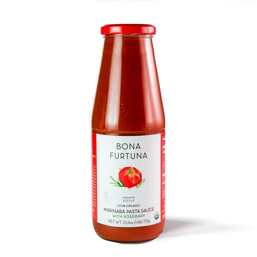 Bona Furtuna Marinara with Rosemary - Organic Sicilian Pasta Sauce with Heirloom Tomatoes