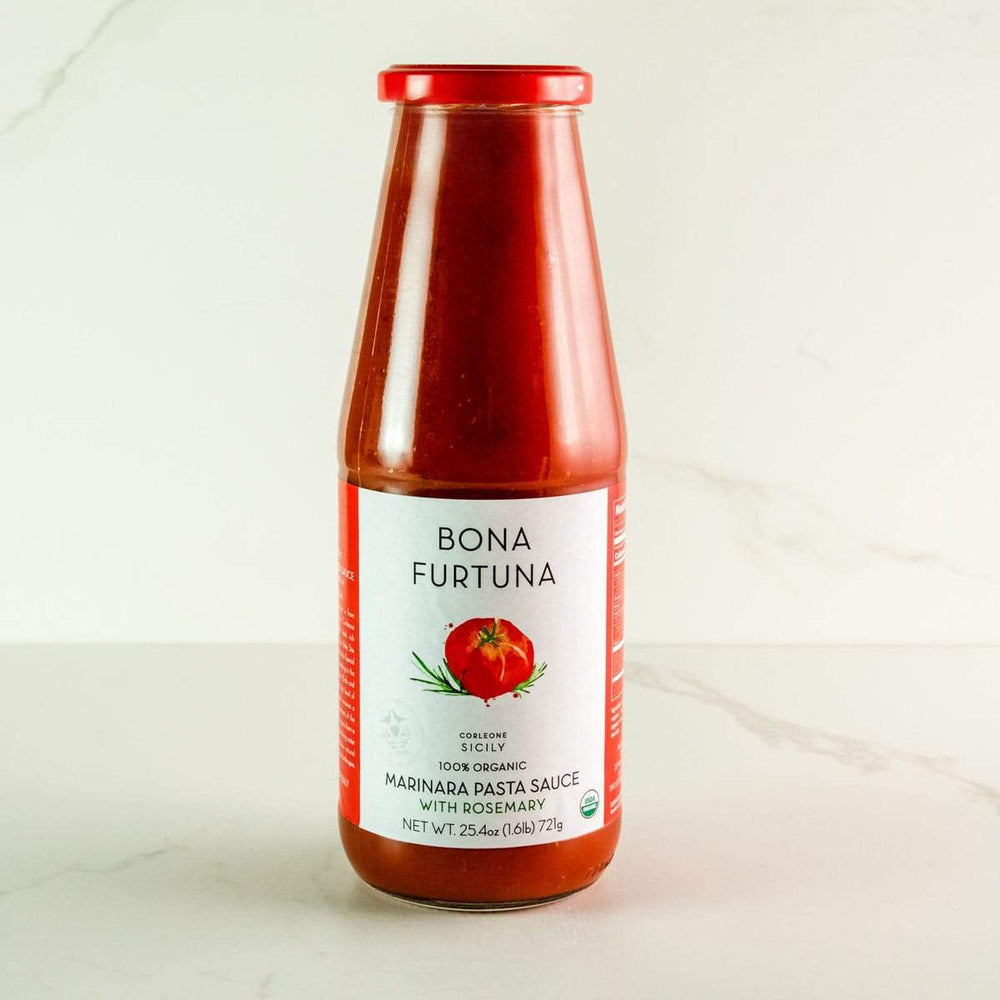 Bona Furtuna Marinara with Fresh Rosemary - Jarred Sicilian Tomato Sauce