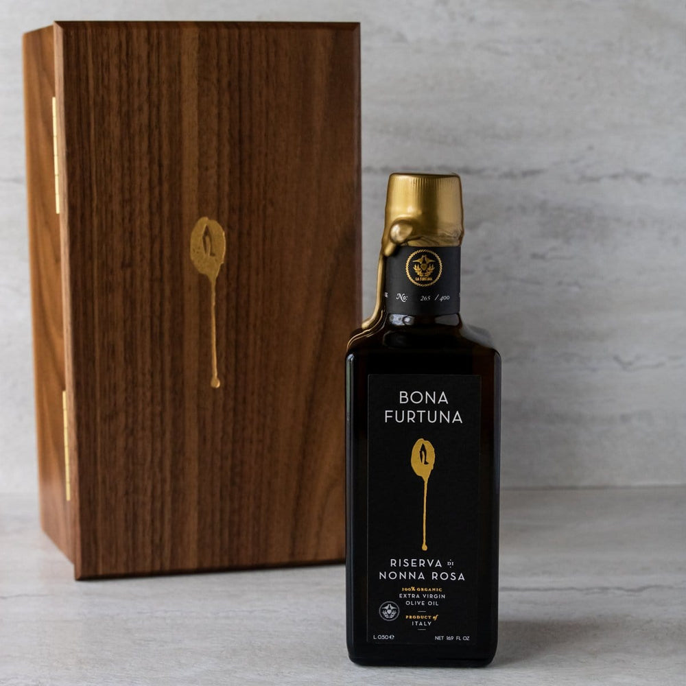 Bona Furtuna Riserva di Nonna Rosa - Limited-Edition Olive Oil - Fancy Olive Oil Gifts