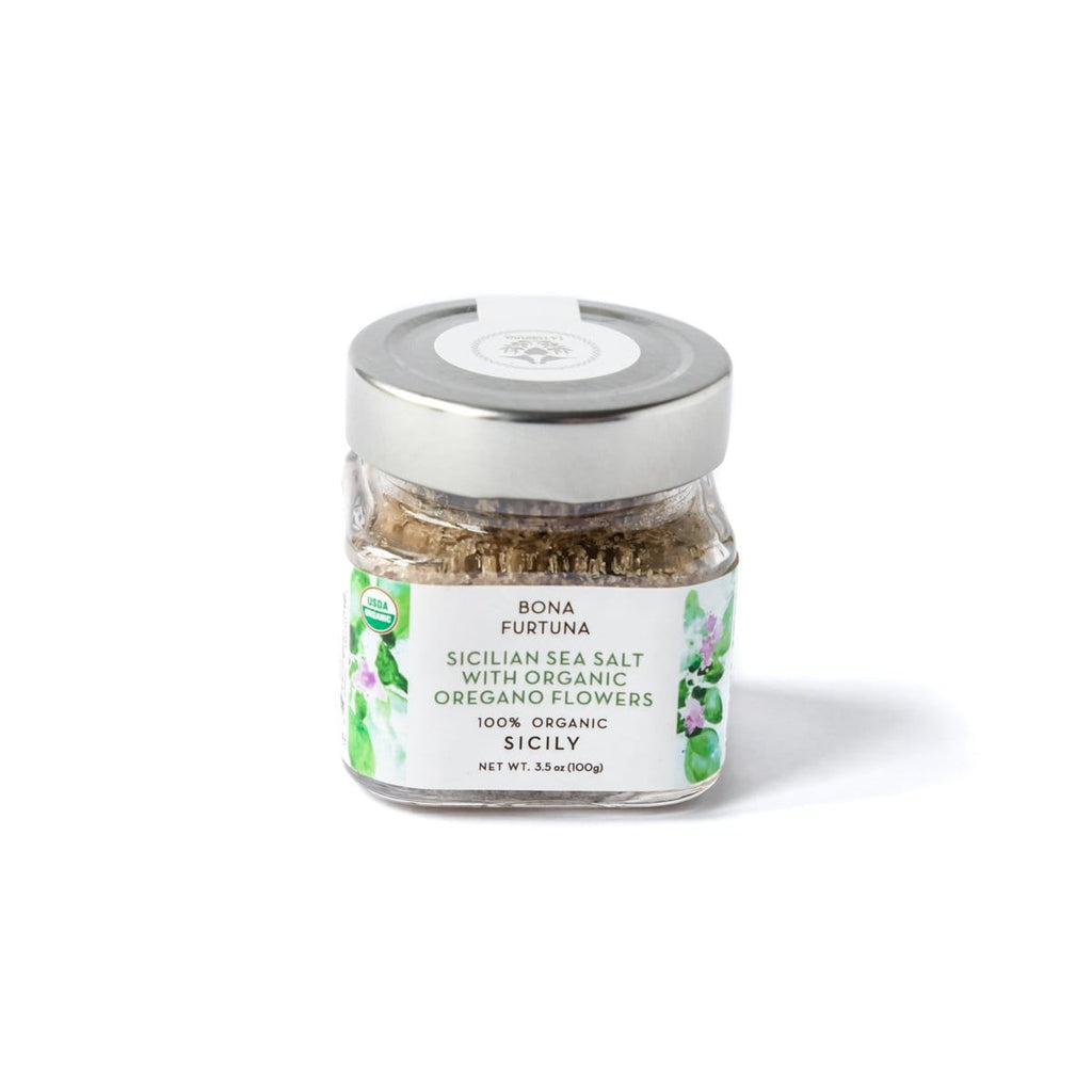 Sicilian Sea Salt Organic Oregano Flowers