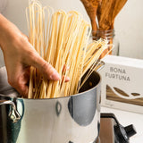Bona Furtuna Spaghetti - Non-GMO Artisan Spaghetti Pasta in Pot