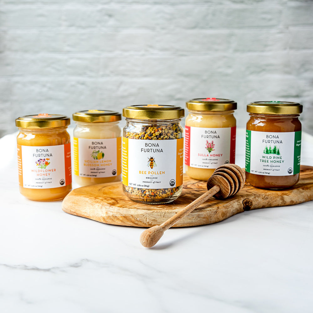 Bona Furtuna Wild Pine Tree Honey - How Is Pine Honey Made - Organic Raw Italian Honey