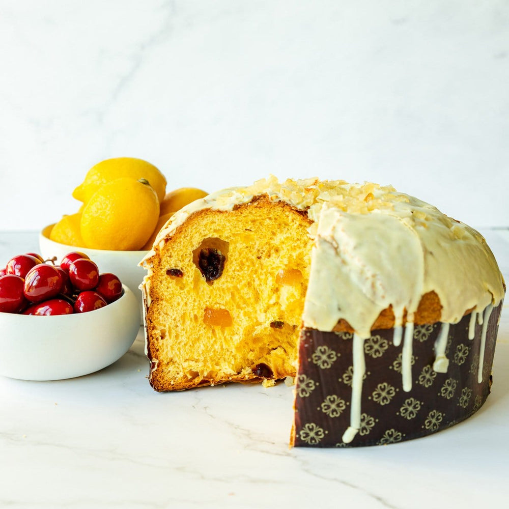 Bona Furtuna Lemon Panetone bread - Italian Christmas Cake - Sicilian Panettone