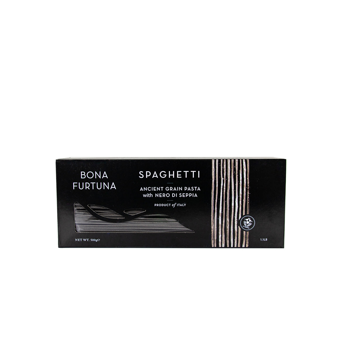 Bona Furtuna Black Ink Spaghetti - black spaghetti - squid ink spaghetti